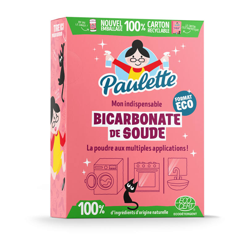 Paulette Bicarbonate de soude Ecocert 500g